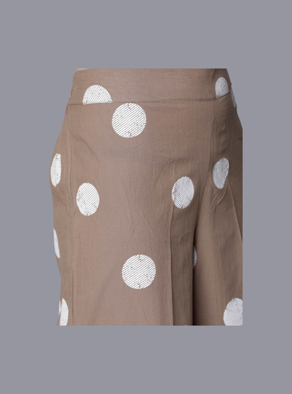 Women’s Cotton Striped Kurti Pant Set | 45” Kurti | 3/4 Sleeves